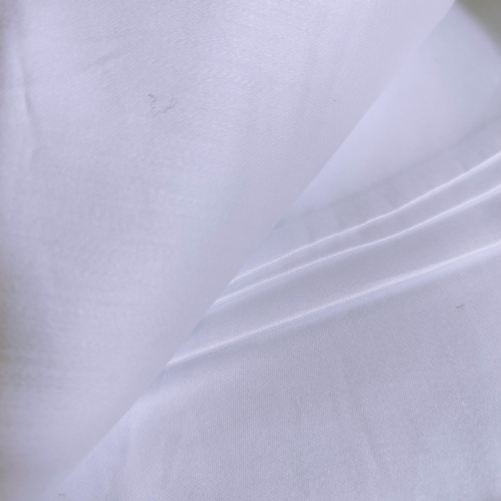 Bed Linen Set SoundSleep Luxion Satin double euro 200x220 cm White 140g (2800004971553)