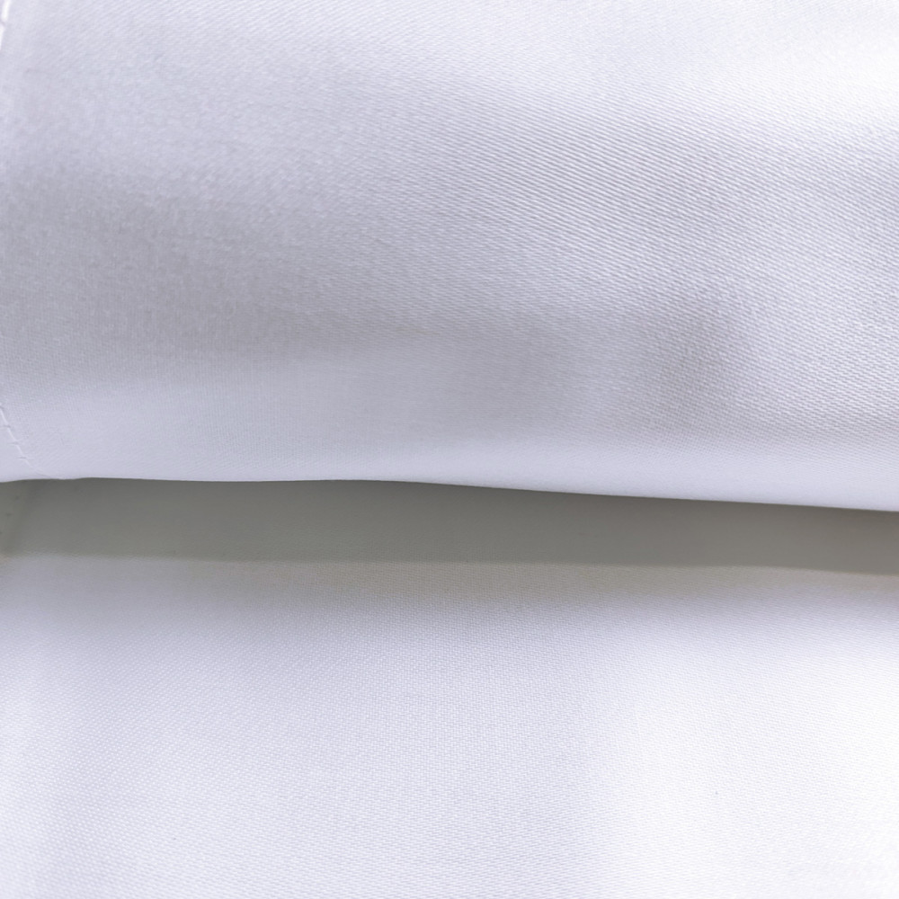 Bed Linen Set SoundSleep Luxion Satin double euro 200x220 cm White 140g (2800004971553)