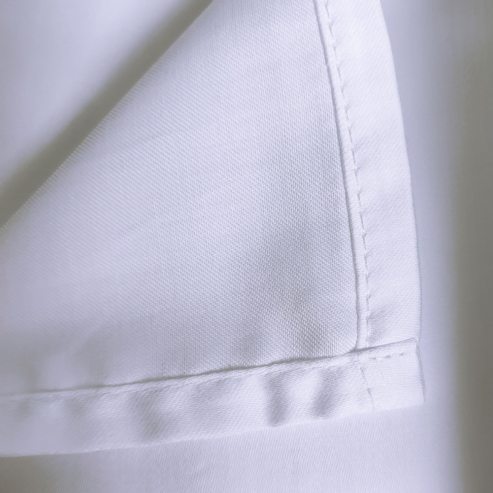 Bed Linen Set SoundSleep Luxion Satin double euro 200x220 cm White 140g (2800004971553)