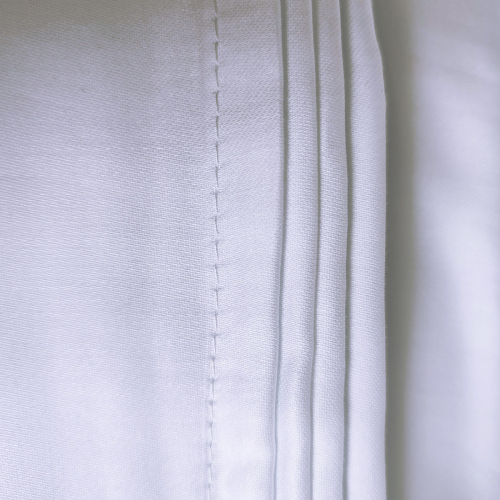 Bed Linen Set SoundSleep Luxion Satin double euro 200x220 cm White 140g (2800004971553)