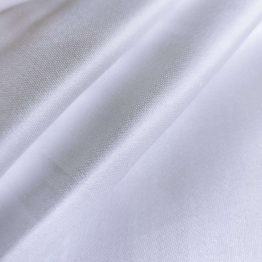 Bed Linen Set SoundSleep Luxion Satin double euro 200x220 cm White 140g (2800004971553)