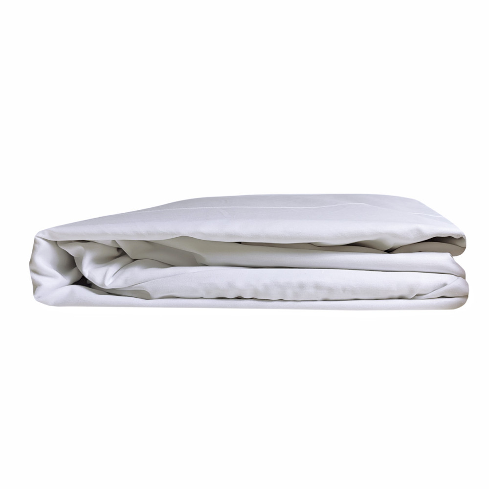 Fitted Sheet SoundSleep Luxion Satin 140x200 cm White (2800004996877)