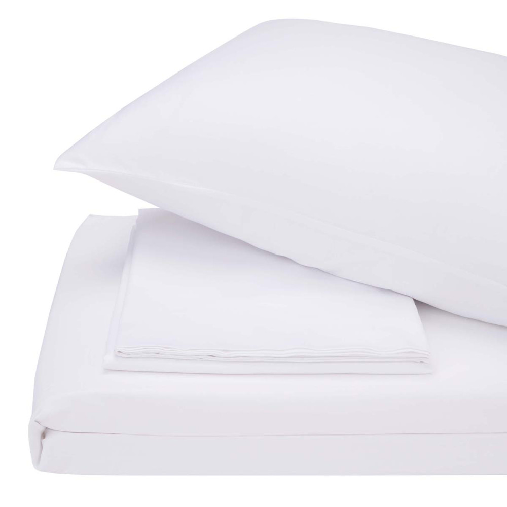 Наволочка SoundSleep Lelitt White Турция сатин 40х60 см 140г белая (2800005145304)