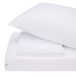 Наволочка SoundSleep Lelitt White Турция сатин 40х60 см 140г белая (2800005145304)