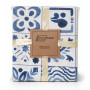 Tablecloth SoundSleep Blue Mosaic Water-Repellent 130x180 cm White (2800005024364)