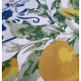 Tablecloth SoundSleep Amalfi Lemon Water-Repellent 130x180 cm White (2800005024388)