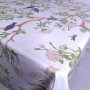 Tablecloth SoundSleep Spring Birds Water-Repellent 130x180 cm White (2800005024357)