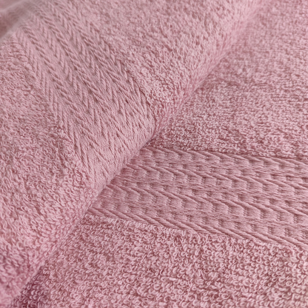 Towel SoundSleep Diagonal Kare Terry 50x90 cm 390g light-pink (2800004978866)