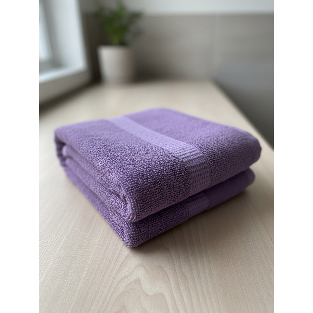 Towel SoundSleep Desmal Kare Terry 50x90 cm 400g lilac (2800005028942)