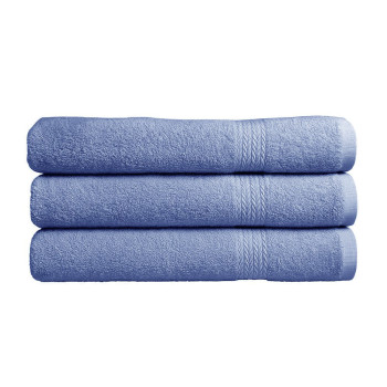 Полотенце SoundSleep Diagonal Kare махровое 50х90 см 390г голубое (2800004978859)