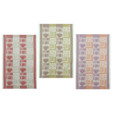 Set of 3 kitchen towels Belorussian flax Coffee 13S295-SR / S.KOR 116.1