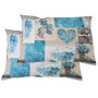 Set of bedspread and pillows Blue Roses TM Emily 