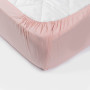 Простынь на резинке SoundSleep 140х200 см розовая