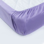 Простынь на резинке SoundSleep 180х200 см фиолетовая