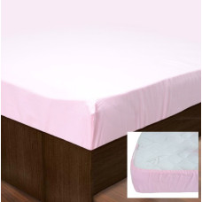 Fitted sheet SoundSleep pink 160х200 cm
