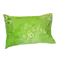 Комплект наволочок поплін SoundSleep Summer bouquet L-1581-1 зелений 70х70 см
