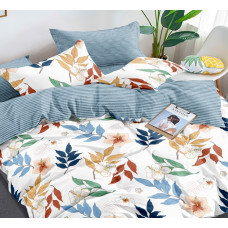 Set of satin pillowcases Colorful leaves SoundSleep 50x70 cm