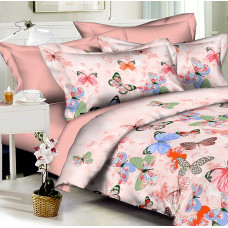 Pillowcase SoundSleep Colorful butterflies polisatin 40х60 сm