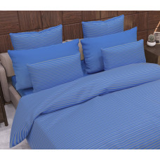 Pillowcase Stripe Navy Blue SoundSleep Satin Stripe 70х70 сm