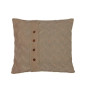 Knitted pillowcase Varanassi SoundSleep beige-gray 45x45 cm 