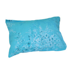 Pillowcase SoundSleep Winter bouquet 70х70 сm turquoise