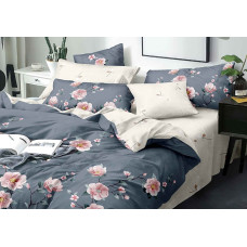 Set of pillowcases from calico Pink roses SoundSleep 40x60 cm
