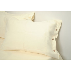 Linen Pillowcase SoundSleep Cream