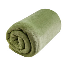 Fleece blanket SoundSleep Softness light green 200x220 cm