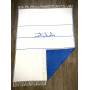 Cotton plaid SoundSleep by ANDRE TAN blue-white 140x200 cm 