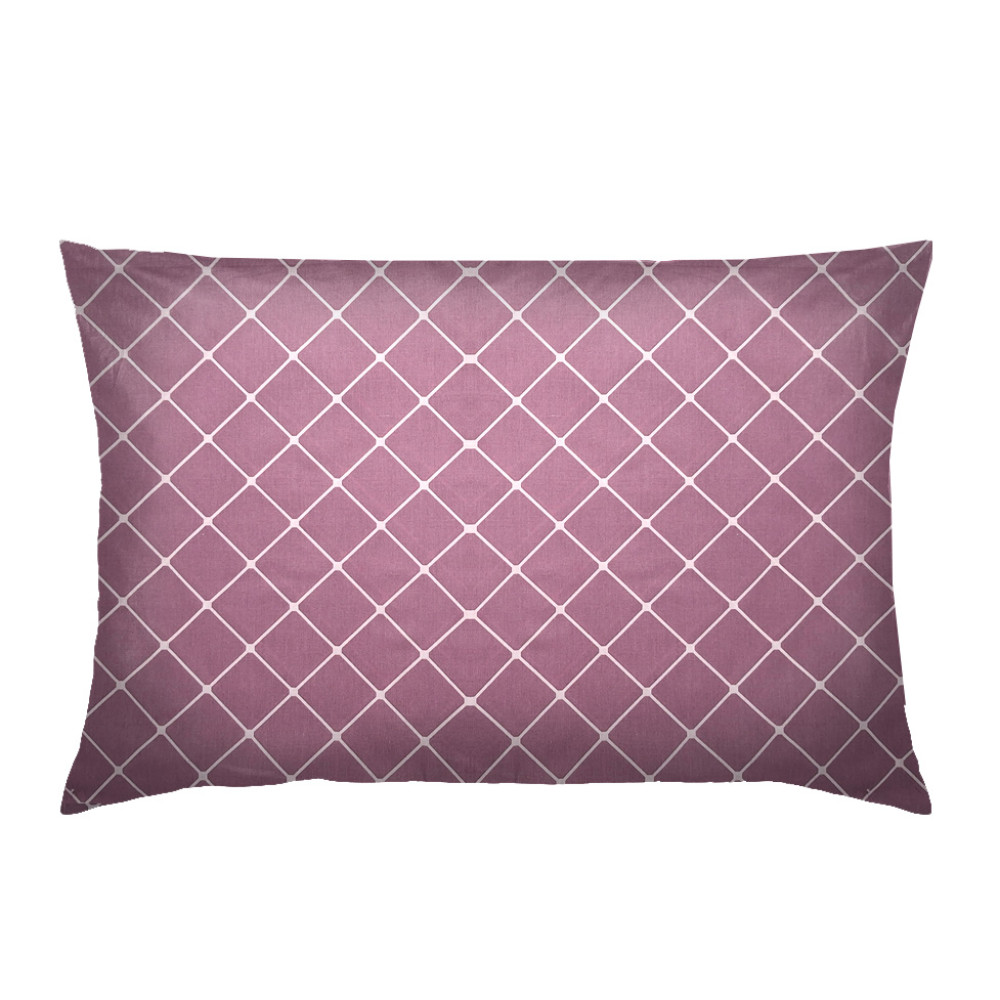 Наволочка SoundSleep Pink Romb бязь 50х70 см суха троянда (2800004797467)