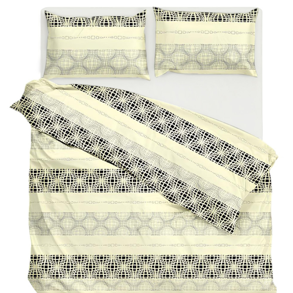  SoundSleep Runa bedding set coarse calico One and a half 140x205 cm milk (2800004680615)