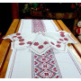 Set of napkins 6 pcs SoundSleep Our Traditions hand embroidery 30x30 cm white with red (2800004806541)