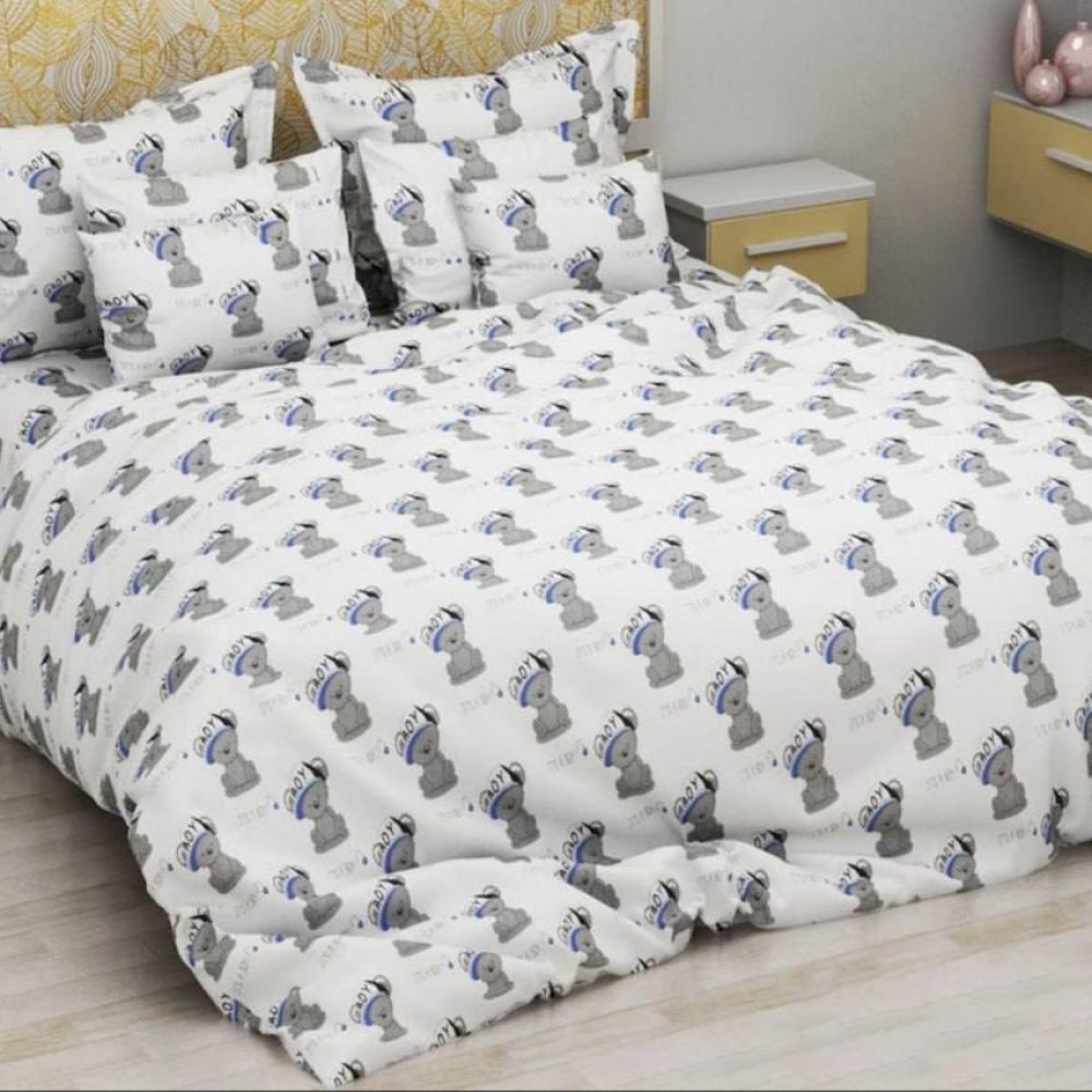 Комплект постільної білизни SoundSleep Stoni бязь Односпальний 143х210 см білий (2800004818964)