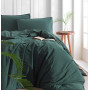 Комплект постельного белья SoundSleep Stonewash Adriatic полуторный dark green зеленый