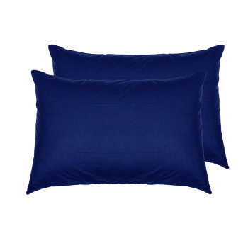 Set of pillowcases SoundSleep Dyed Dark Blue ranfors 50x70 cm 2 pcs (93121675)