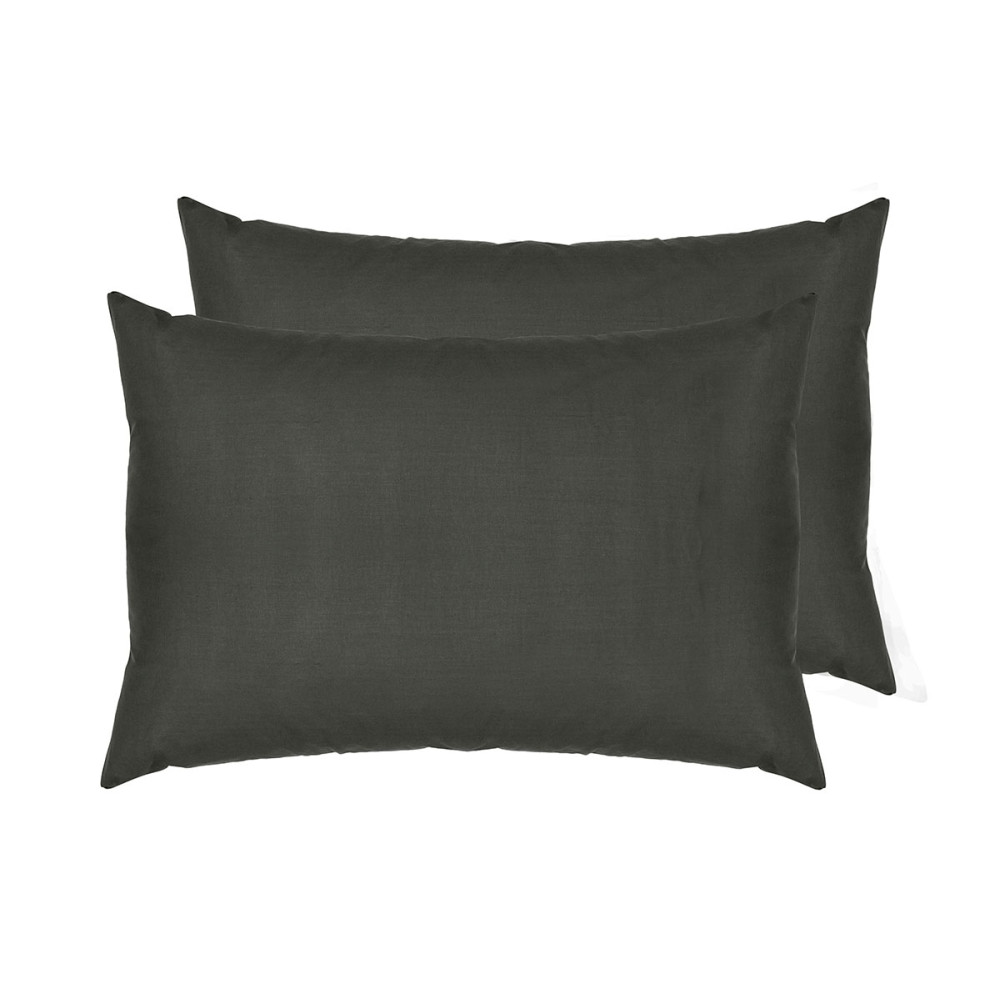 Комплект наволочек SoundSleep Dyed Dark grey ранфорс 50х70 см