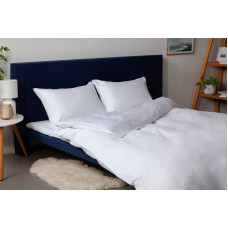 Bed linen set SoundSleep Dyed White ranfors double