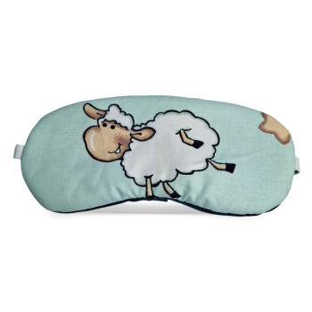 SoundSleep Dolly Stonewash blue calico sleep mask (2800004775205)