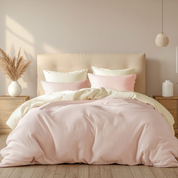 SoundSleep Stonewash Doble Pink Milk bedding set 160x220 cm pink and milk one and a half (2800004763660)