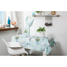Tablecloth waterproof SoundSleep Venice blue 140x180 cm
