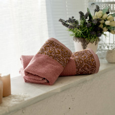 Terry towel SoundSleep Sofia lilac 70х140 cm
