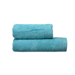 Terry towel SoundSleep Elation Aguarelle 600g 50x100 cm turquoise (653590749738)