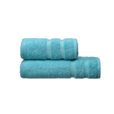 Terry towel SoundSleep Homely Aguarelle turquoise 70x140 cm 500 g/m2