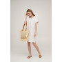 Платье льняное короткое Linen SoundSleep белое размер m
