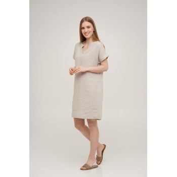 Dress SoundSleep Linen short S natural (653590753957)