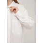 Рубашка льняная Linen SoundSleep белая размер s