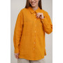 Shirt Linen SoundSleep mustard size s 