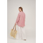Рубашка льняная Linen SoundSleep розовая размер s