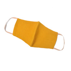 Mask protective reusable linen SoundSleep mustard