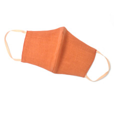 Mask protective reusable linen SoundSleep terracotta